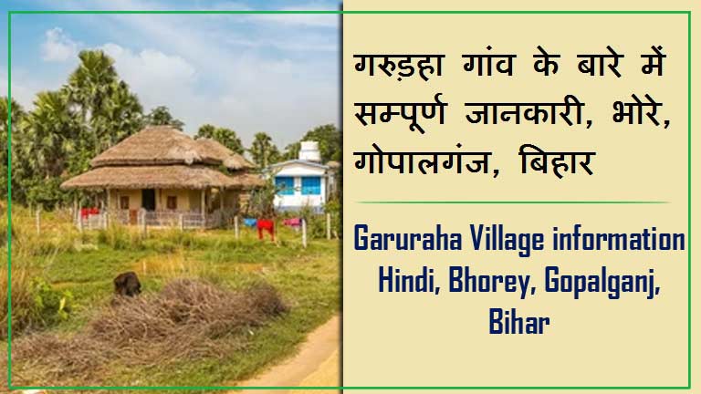 गरुड़हा गांव के बारे में जानकारी, भोरे, गोपालगंज, | Garuraha Village Information Hindi ,Bhorey, Gopalganj,