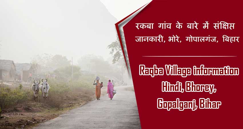 रकबा गांव के बारे में जानकारी, भोरे, गोपालगंज | Raqba Village information Hindi, Bhorey, Gopalganj
