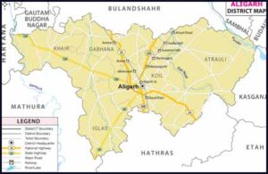 Aligarh District Map
