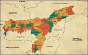 Assam State Map