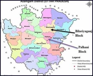 Azamgarh District Map