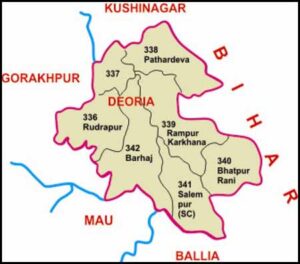 Deoria District Map