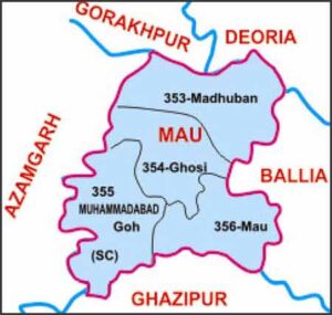 Mau District Map