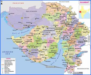 Gujarat State Map