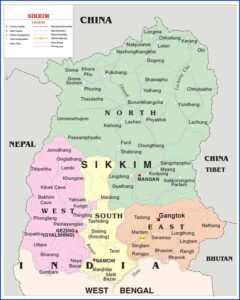 Sikkim State Map