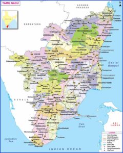 Tamil Nadu State Map