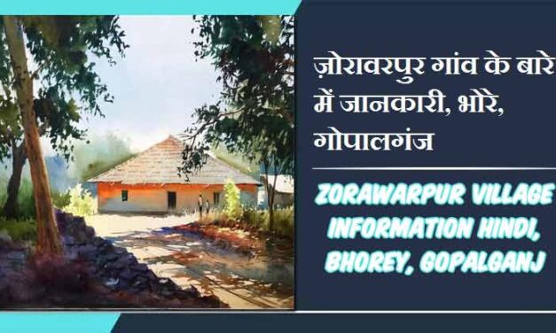 ज़ोरावरपुर गांव के बारे में जानकारी, भोरे, गोपालगंज | Zorawarpur Village Information Hindi, Bhorey, Gopalganj,