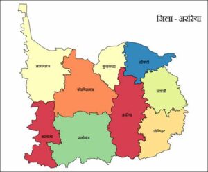 Araria District Map