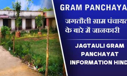 जगतौली ग्राम पंचायत के बारे में जानकारी | Jagtauli Gram Panchayat information Hindi