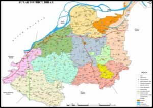 Buxar District Map