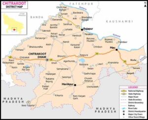 Chitrakoot District Map