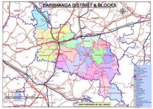 Darbhanga District Map