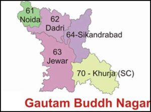 Gautam Buddha Nagar District Map