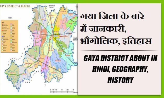 गया जिला के बारे में जानकारी, भौगोलिक, इतिहास | Gaya District About in Hindi, Geography, History