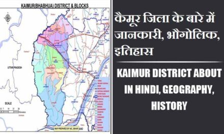 कैमूर जिला के बारे में जानकारी, भौगोलिक, इतिहास | Kaimur District About in Hindi, Geography, History
