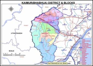 Kaimur District Map Location
