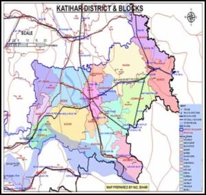 Katihar District Map