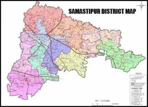 Samastipur District Map
