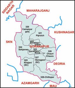 Gorakhpur District Map