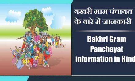 Bakhri Gram Panchayat information in Hindi | बखरी ग्राम पंचायत के बारे में जानकारी