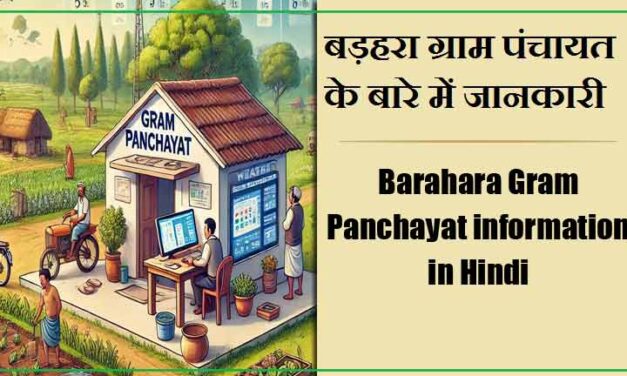 बड़हरा ग्राम पंचायत के बारे में जानकारी | Barahara Gram Panchayat information in Hindi