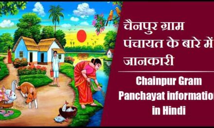 चैनपुर ग्राम पंचायत के बारे में जानकारी । Chainpur Gram Panchayat information in Hindi