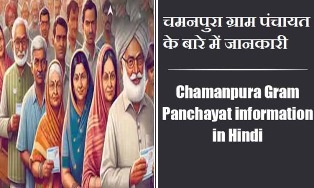 Chamanpura Gram Panchayat information in Hindi | चमनपुरा ग्राम पंचायत के बारे में जानकारी