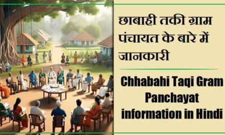 छाबाही तकी ग्राम पंचायत के बारे में जानकारी | Chhabahi Taqi Gram Panchayat information in Hindi
