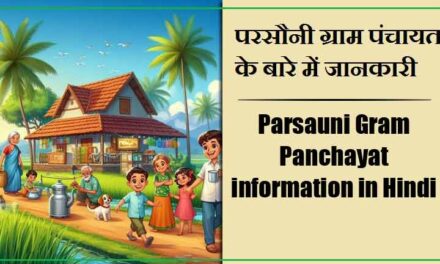 Parsauni Gram Panchayat information in Hindi | परसौनी ग्राम पंचायत के बारे में जानकारी