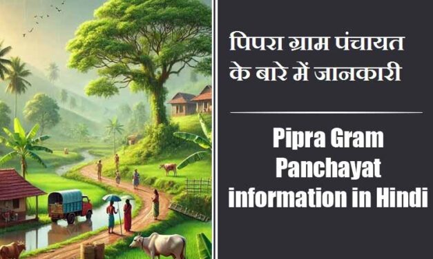पिपरा ग्राम पंचायत के बारे में जानकारी | Pipra Gram Panchayat information in Hindi