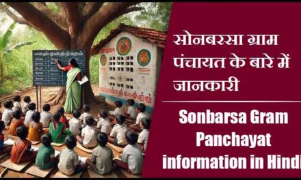 सोनबरसा ग्राम पंचायत के बारे में जानकारी | Sonbarsa Gram Panchayat information in Hindi