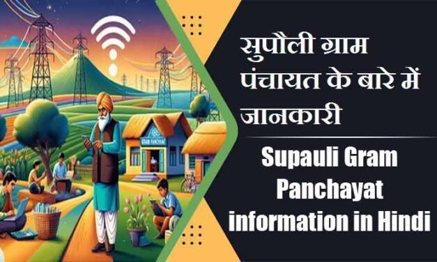 सुपौली ग्राम पंचायत के बारे में जानकारी । Supauli Gram Panchayat information in Hindi