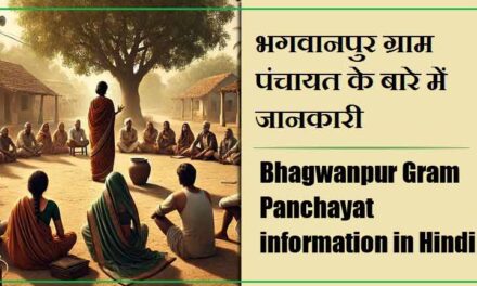 भगवानपुर ग्राम पंचायत के बारे में जानकारी । Bhagwanpur Gram Panchayat information in Hindi
