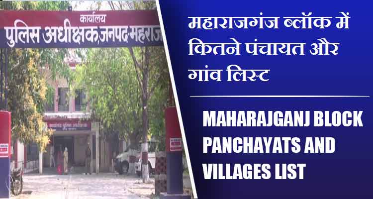 महाराजगंज ब्लॉक में कितने पंचायत और गांव लिस्ट | Maharajganj Block Panchayats and villages List