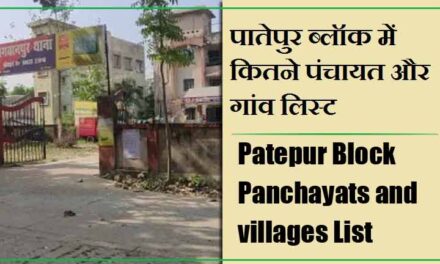 पातेपुर ब्लॉक में कितने पंचायत और गांव लिस्ट | Patepur Block Panchayats and villages List