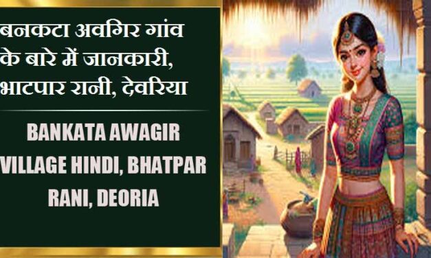 बनकटा अवगिर गांव के बारे में जानकारी, भाटपार रानी, देवरिया | Bankata Awagir Village Hindi, Bhatpar Rani,Deoria