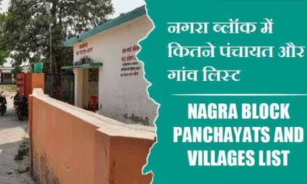 नगरा ब्लॉक में कितने पंचायत और गांव लिस्ट | Nagra Block Panchayats and Villages List