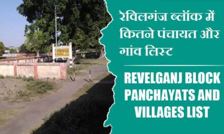 रेविलगंज ब्लॉक में कितने पंचायत और गांव लिस्ट | Revelganj Block Panchayats and Villages List