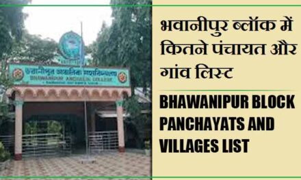भवानीपुर ब्लॉक में कितने पंचायत और गांव लिस्ट | Bhawanipur Block Panchayats and Villages List