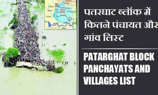 पतरघाट ब्लॉक में कितने पंचायत और गांव लिस्ट | Patarghat Block Panchayats and Villages List