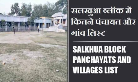 सलखुआ ब्लॉक में कितने पंचायत और गांव लिस्ट | Salkhua Block Panchayats and Villages List