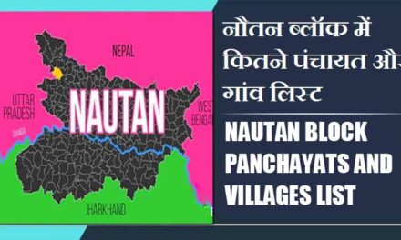 नौतन ब्लॉक में कितने पंचायत और गांव लिस्ट | Nautan Block Panchayats and Villages List