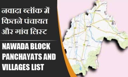 नवादा ब्लॉक में कितने पंचायत और गांव लिस्ट | Nawada Block Panchayats and Villages List