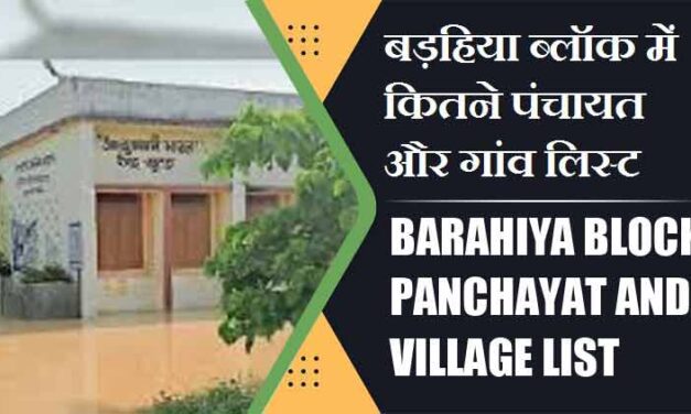 बड़हिया ब्लॉक में कितने पंचायत और गांव लिस्ट | Barahiya Block Panchayat and Village List