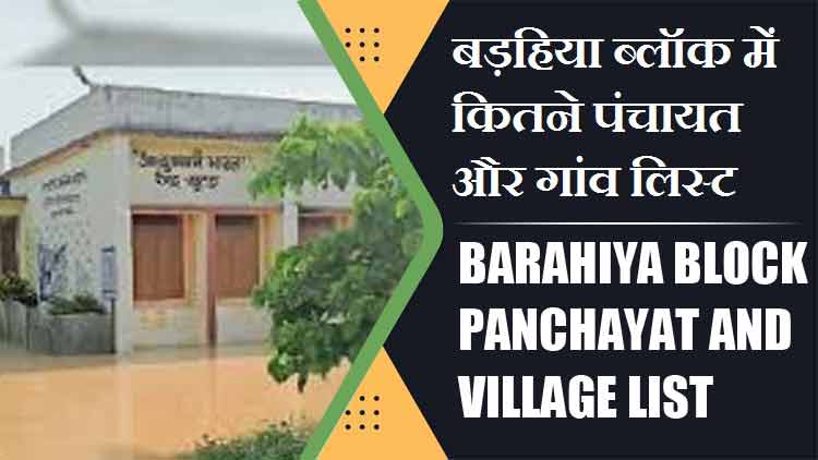 बड़हिया ब्लॉक में कितने पंचायत और गांव लिस्ट | Barahiya Block Panchayat and Village List