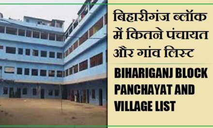 बिहारीगंज ब्लॉक में कितने पंचायत और गांव लिस्ट | Bihariganj Block Panchayat and Village List