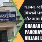 चानन ब्लॉक में कितने पंचायत और गांव लिस्ट | Chanan Block Panchayat and Village List