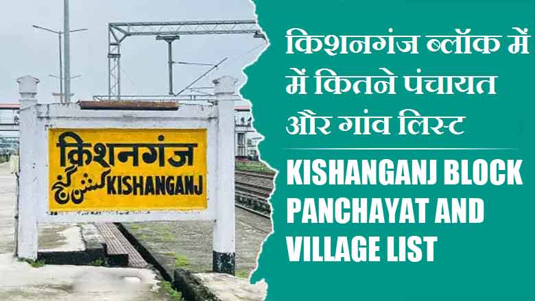 किशनगंज ब्लॉक में  में कितने पंचायत और गांव लिस्ट | Kishanganj Block Panchayat and Village List