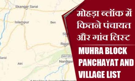 मोहड़ा ब्लॉक में कितने पंचायत और गांव लिस्ट | Muhra Block Panchayat and Village List