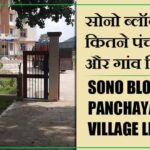 सोनो ब्लॉक में कितने पंचायत और गांव लिस्ट | Sono Block Panchayat and Village List